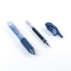 Pentel EnerGel-X Retractable Gel Roller, (0.5mm) Needle Tip - Navy Blue Ink-Refillable with LRN5 EnerGel refills