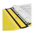 Staples Better Binder - 1-1/2" - Yellow-Easy-insert spine label, insertable from the inside