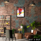 Dylan Strome Washington Capitals - Framed Canvas - 22" x 31"-Officially licensed by the NHL and NHLPA