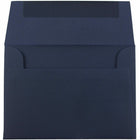 JAM Paper 4Bar A1 Premium Invitation Envelopes - 3 5/8 x 5 1/8 - Navy Blue - 100 Pack-Perfect for personal mail, business mailings, greeting cards, announcements, and so much more!