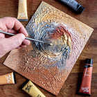 Mont Marte Gold and Silver Acrylic Paint 12-Piece Set - Metallic-7