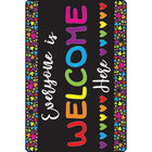 Ashley Productions Smart Poly Computer Mouse Pad - Everyone is Welcome Here - Hearts - 10 Pack-Make your desk a place of encouragement and productivity - order your positive saying mouse pad today!