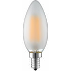 Northern Stars LED Light Bulb LE-5B10/830/FR 3000K 120V 5.5W E12 500 to 60W - frosted - 10 Pack-Frosted
