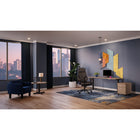 Offices to Go Kazan FX High Back Synchro-Tilter Chair - Black/Blue-Seat depth adjustment changes the depth of the seat to accommodate the length of your thighs, keeping your back in contact with backrest while avoiding pressure behind your knees
