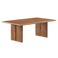 Modway Amistad Wood Coffee Table - Walnut-Modern Farmhouse Coffee Table