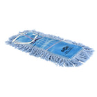 Globe Commercial Pro Stat Dust Mop Head - 18" x 5"-Tie-on backing for easy on/off of dust mop heads