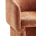 Modway Verity Barrel Back Chenille Dining Armchair - Rust-10