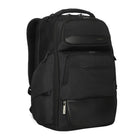 Targus Heritage Luxe 16" Backpack - Black-Main compartment expands with our FlexDivider adjustable bottom