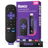 Roku - Clé de diffusion en continu-Profitez de plus de 200 chaînes de télé avec l'actualité et la météo en direct, les sports et bien plus encore.