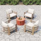 Zuo Rebel Accent Chair - Beige-Dimensions: 30.7" L x 30.3" W x 32.3" H