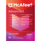 McAfee+ Advanced Individual Identity Monitoring - Unlimited Devices - 1 Year Subscription-Take control of your personal info online — get help to remove your info from websites selling it and old online accounts still holding onto it
