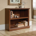 Sauder 2 Shelf Bookcase, Oiled Oak-1 adjustable shelf