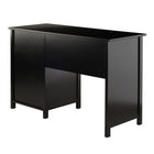 Winsome Delta Office Writing Desk, Black (22147)-Assembly required