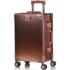 CHAMPS - Collection CHAMPS Elite bagages à main en aluminium - Or rose-Deux serrures à combinaison approuvées par la TSA