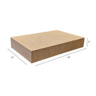 Eddie's Garment Box - 19X - 19" L x 12" W x 3" H - Kraft - 50 Pack-19" x 12" x 3"