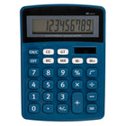 Pep Rally - Calculatrice - Bleu-Calculatrice de bureau à écran ACL incliné à 10 chiffres facile à lire