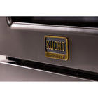 Kucht - 30 po Série KED style professionnel à double combustible - Gemstone-Les grilles de cuisson robustes en fonte offrent une chaleur intense et permettent de déplacer les ustensiles d’un brûleur à l’autre sans les soulever