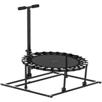 Soozier - Trampoline De Rebond 2-En-1 Pour Football Avec 8 Angles Réglables-Conception 2-en-1 : sert de filet de rebond ou de mini trampoline  