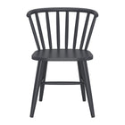 Zuo Shio Dining Chair - Black-Weather resistant powder coated aluminum frame