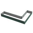 Outsunny - Jardin surélevé en forme de L - vert-La jardinière surélevée en forme de L s'adapte aux coins de tout espace extérieur 