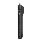 360 Electrical Suite+ 6-Outlet Surge Strip with Rotating Plug and 8-ft Cord - Black-6 Grounded outlets to fulfill all your power needs
