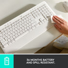 Logitech Signature K650 Comfort Full-Size Wireless Keyboard with Wrist Rest - Graphite-A design choice you’ll feel good about: Plastic parts in Signature K650 include certified post-consumer recycled plastic (Graphite: 28%, Off White: 21%)