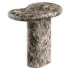 Modway Elowen Outdoor Faux Marble Side Table - Dark Emperador Marble-8