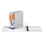 Davis Group QuickFit Pro HD Single Touch Pin-Lock 4" View Binder - White-4" rings