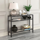 Hudson&Canal - Console Sivil 42" L - Bronze noirci-Nettoyer avec un chiffon doux et sec, sans produits chimiques agressifs ni produits de nettoyage abrasifs