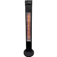 Westinghouse 1500-Watt Freestanding Infrared Patio Heater - Black-Portable, compact and lightweight, perfect for use anywhere. Ideal for relaxing or entertaining in your room or backyard.