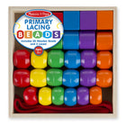 Melissa & Doug Primary Lacing Beads-2 colourful laces included