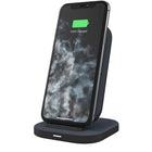 mophie Universal Wireless Charge Stand 15W - Black-15W Qi charging accommodates newest phone models