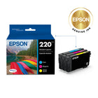 Epson T220 Ink Cartridge - Standard Capacity - Colour Combo-The convenient multipack contains individual colour cartridges (yellow, cyan, and magenta)