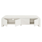 Modway Waterflute 68" Fluted TV Stand - White Matte-7