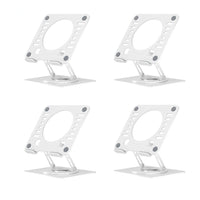 Uncaged Ergonomics RISE Swivel Adjustable Laptop Stand Office Bundle - White - 4 Pack-Rise Swivel Adjustable Laptop Desk Stand 2.0 holds laptops in an ergonomic friendly position.