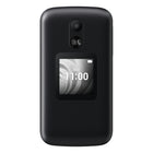 TCL Flip - 8GB - Black - Bell and Virgin Plus-Dual Displays with an intuitive interface – an external 1.44" preview screen for easy-to-read notifications and an internal 2.8" display, packed with accessibility features