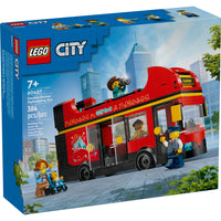 LEGO City Red Double-Decker Sightseeing Bus - 384 Pieces-LEGO City Red Double-Decker Sightseeing Bus for boys and girls aged 7 and over
