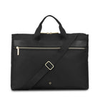 Samsonite 14.1" Mobile Solutions 2 Convertible Slim Briefcase - Black-Stackit Strap - fits over most suitcase pull-handles for hassle-free combination travel