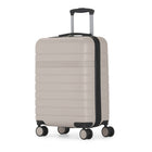 Bugatti Lisbon 2-Piece Hardside Luggage Set - Latte-Our suitcases feature a signature lined interior, complete with a dividing panel and tightening straps, ensuring your belongings stay secure