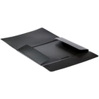 JAM Paper Plastic Portfolio with Elastic Closure Large - 11 x 15 x 1/2 - Black-Size: Large (11" x 15" x 0.5")