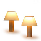 Decent Living - Lampe de table en bois - Paquet de 2-Tension nominale : 110 V CA / 3 A