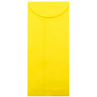 JAM Paper #12 Policy Envelopes, 4.75 x 11, Brite Hue Yellow Recycled, 1000 Pack (3156400B)-Yellow