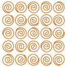 JAM Paper Circular Paper Clips - Round - Orange - 50 Pack-These colourful paperclips are great for organizing papers at home, school, or the office