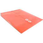 JAM PaperEnveloppes en plastique ouvertes format lettre, 9 3/4 x 11 3/4 po, rouge, paq./12-4