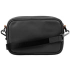 CHAMPS Onyx Collection Leather Camera Bag - Black-Removable/Adjustable Shoulder strap