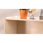 Guidecraft EdQ Essentials 30" 2-Shelf Open Storage - Natural-For ages 3 and up