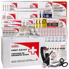 First Aid Central - Trousse de premiers soins Type 3 - Moyenne - CSA Z1220-24 - Boîtier en métal-Emballée dans un boîtier métallique mural durable avec logo bilingue de trousse de premiers soins.