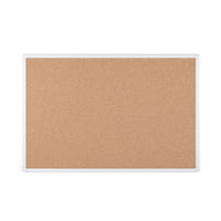 MasterVision Maya Antimicrobial Magnetic Cork Board - 24" x 36"-Surface and frame protection - Treated with a special additive that inhibits the growth of microbes