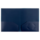 JAM Paper Heavy Duty Plastic 2 Pocket Extra Tough School Folders - Assorted Professional Colours - 6 Pack-Our high quality two-pocket POP Folders are durable, made with smooth & sturdy plastic, and have a business card slot on the right side