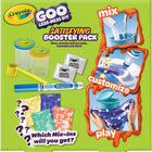 Crayola DIY Goo Wacky Booster Pack-CUSTOMIZABLE CREATIONS: Personalize goo slime with markers and mix-ins for an engaging DIY craft for kids. Storage cans keep goo slime fresh
